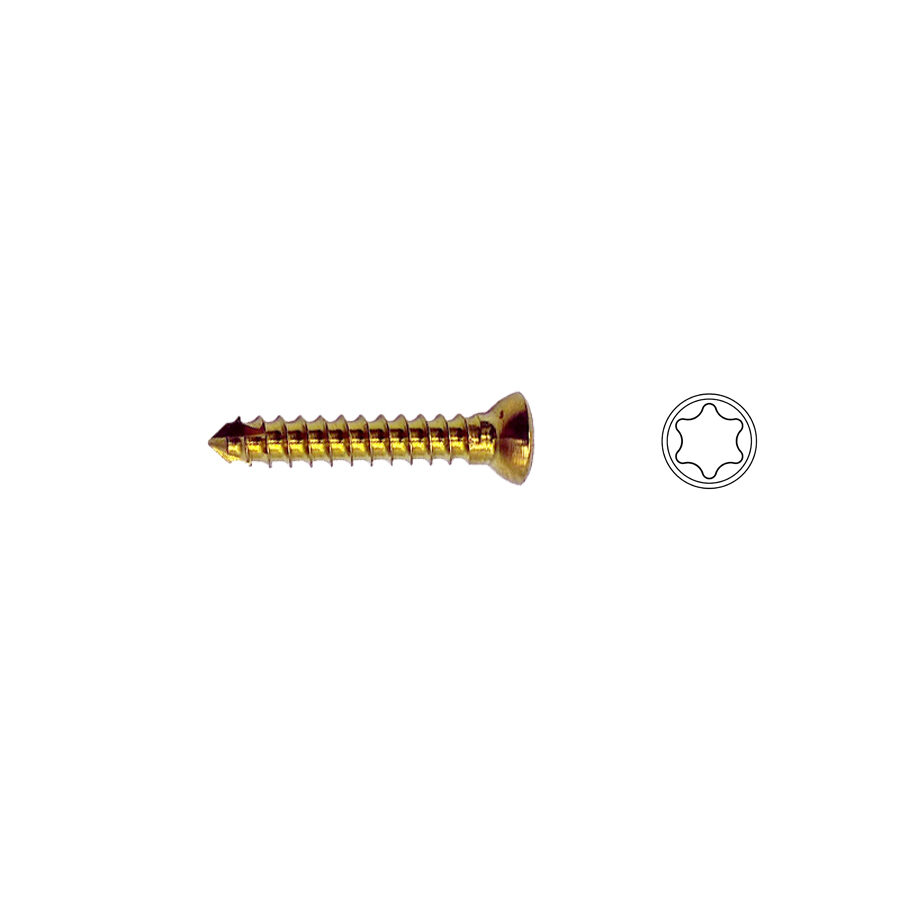 1.5mm Titanium Cortex Screw Self-tapping T6