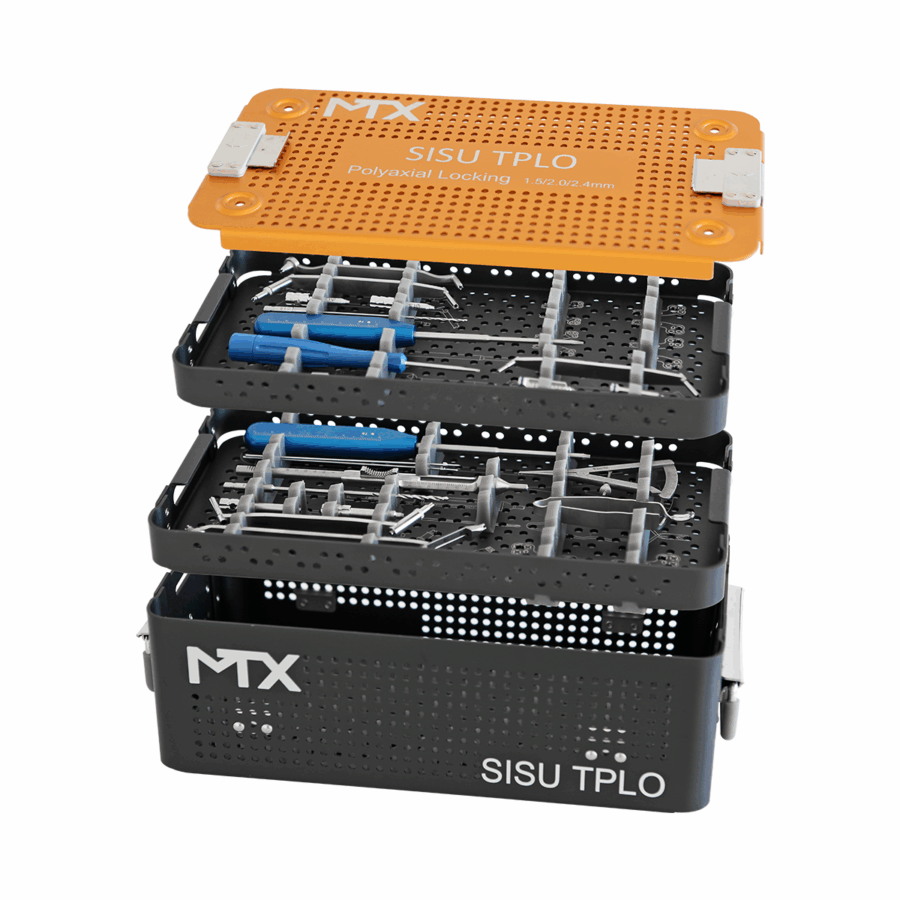 1.5/2.0/2.4mm SISU TPLO Polyaxial Locking Set Fit with Autoclave 23L